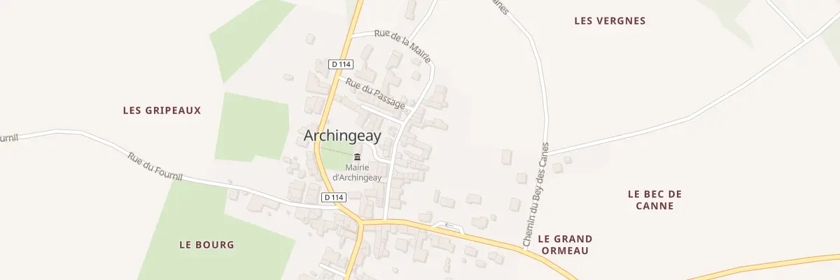 Plan du 16 Rue de la Mairie à Archingeay
