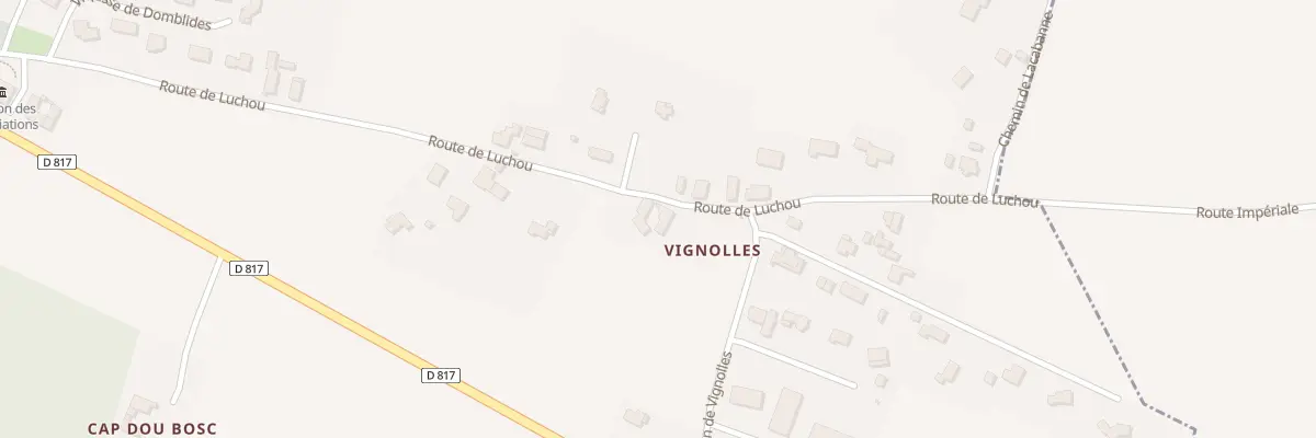 Plan du 648 Rte de Luchou à Castétis