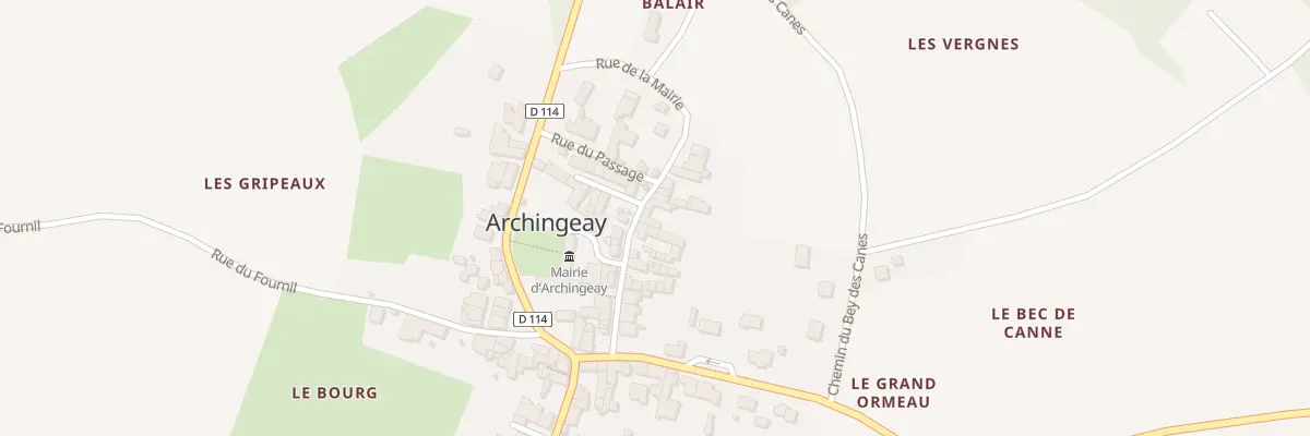Plan du 20 Rue de la Mairie à Archingeay