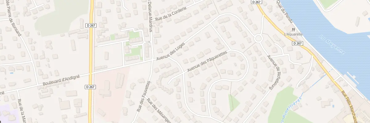 Plan du 1 Av des Pâquerettes à Château-Gontier-sur-Mayenne
