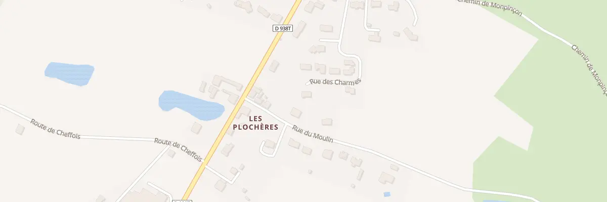 Plan du 13 Rue des charmes à Saint-Pierre-du-Chemin