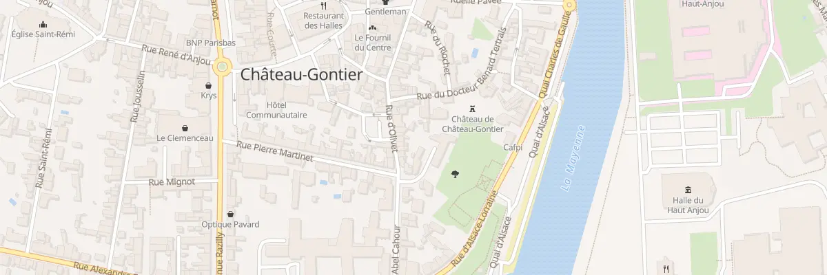 Plan du 17 Rue d’Olivet à Château-Gontier-sur-Mayenne
