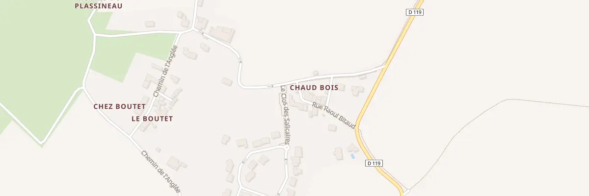 Plan du 2 Rue Raoul Biteau au Mung
