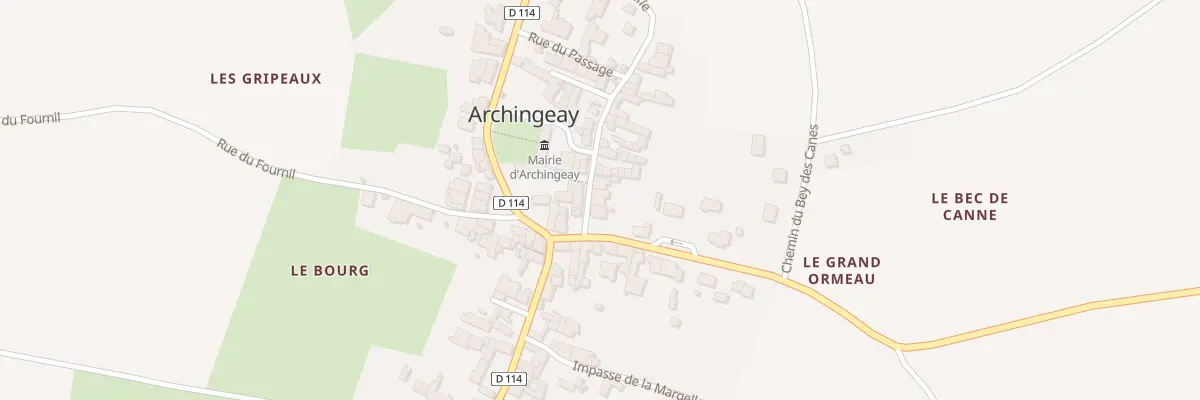 Plan du 6 Rue de la Mairie à Archingeay