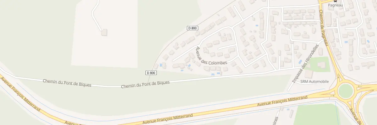 Plan du 4 All des Chevreuils à Mérignac