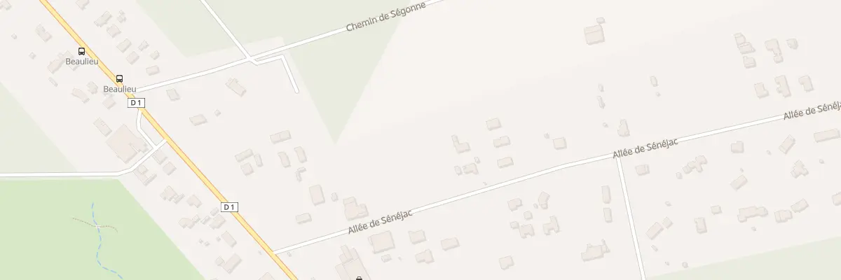 Plan du 1338 All de Sénéjac au Pian-Médoc