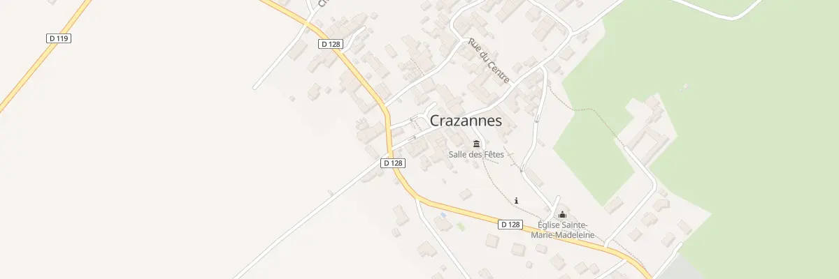 Plan du 6 Rue de la Mairie à Crazannes