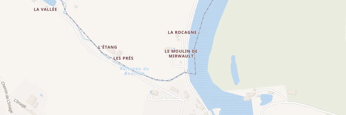 Plan du 1 Le Moulin de Mirwault à La Roche-Neuville