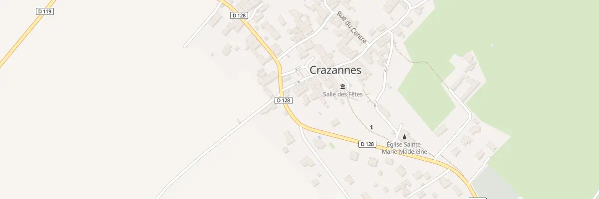 Plan du 1 Rue de Saintonge à Crazannes