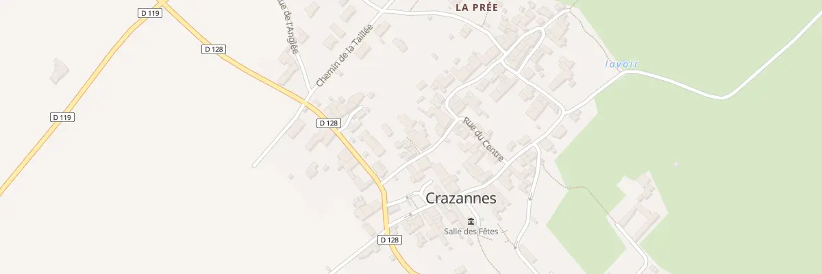 Plan du 5 Rue du Cardinal à Crazannes