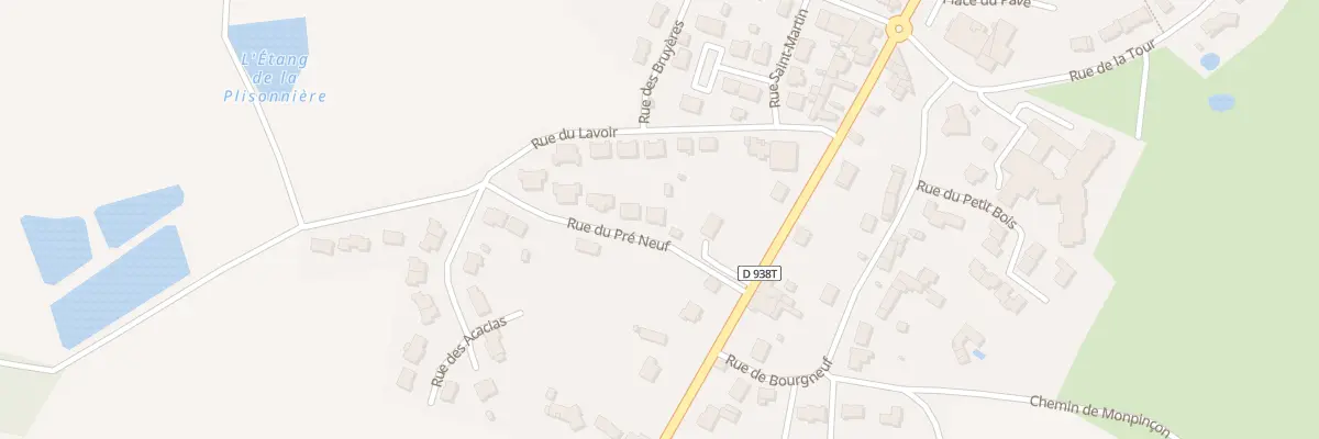 Plan du 2 Rue du pré neuf à Saint-Pierre-du-Chemin