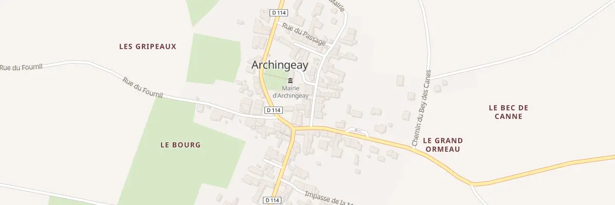 Plan du 1T Rue de la Mairie à Archingeay