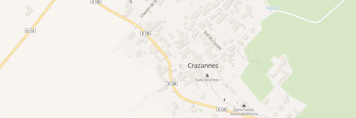 Plan du 6 Rue du Cardinal à Crazannes