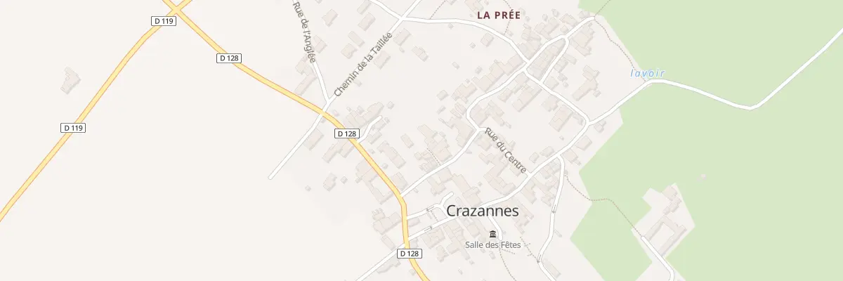 Plan du 7 Rue du Cardinal à Crazannes
