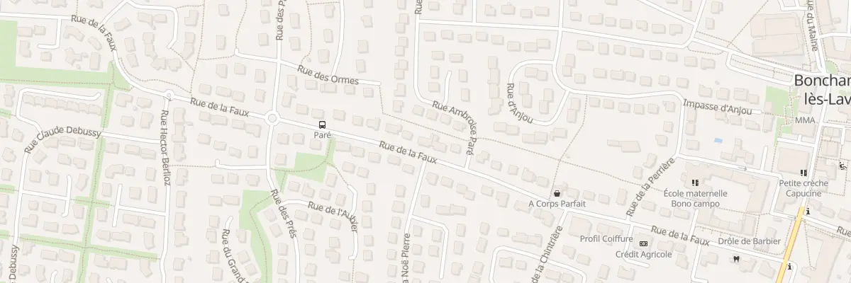 Plan du 46 Rue de la Faux à Bonchamp-lès-Laval