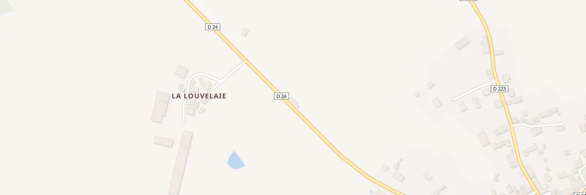 Plan du 232 La Louvelaie à Saint-Fraimbault