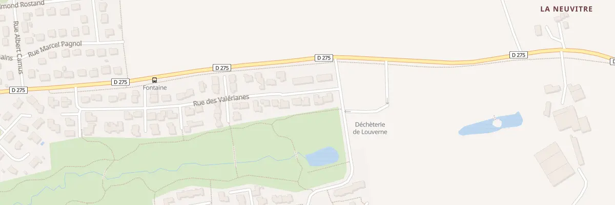 Plan du 36 Rue des Valérianes à Louverné