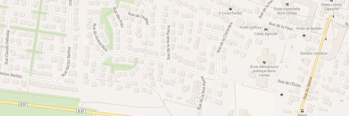 Plan du 33 Rue de la Noé Pierre à Bonchamp-lès-Laval