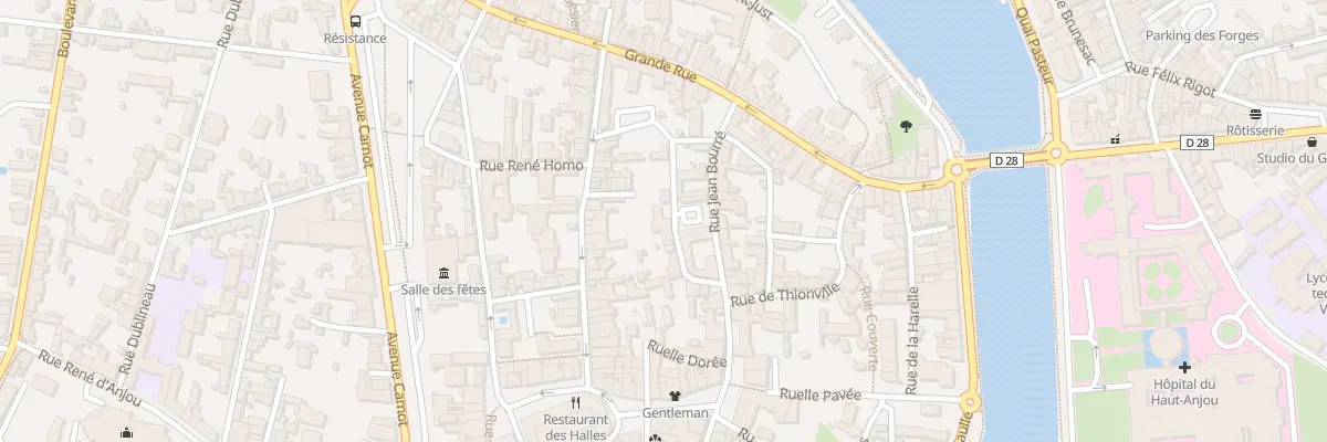 Plan du 10 Rue Bruchemotte à Château-Gontier-sur-Mayenne