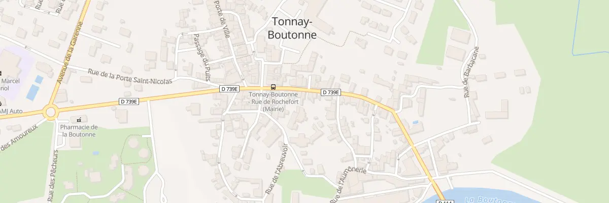 Plan du 20 Gr Grande Rue à Tonnay-Boutonne