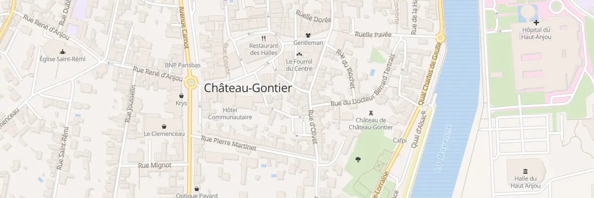 Plan du 1 Rue Charles Loyson à Château-Gontier-sur-Mayenne