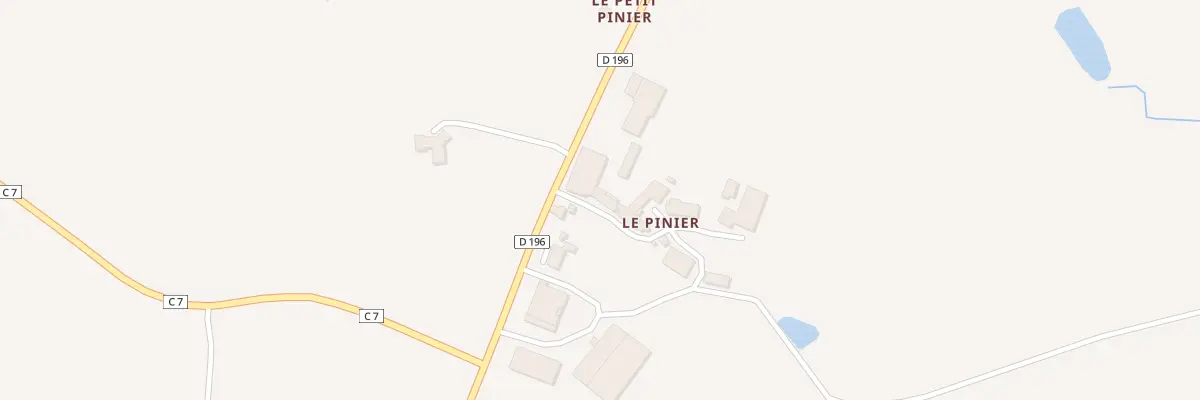 Plan du 5038 Le Pinier à Yzernay