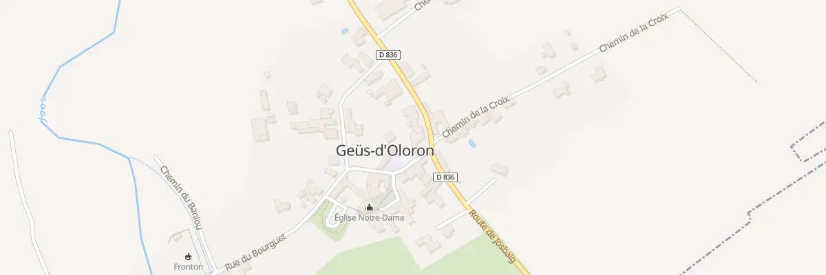 Plan du 17 Rue de la Carrère à Geüs-d’Oloron