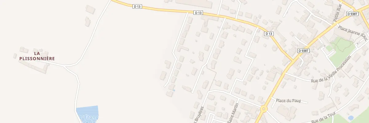 Plan du 13 Rue des châtaigniers à Saint-Pierre-du-Chemin