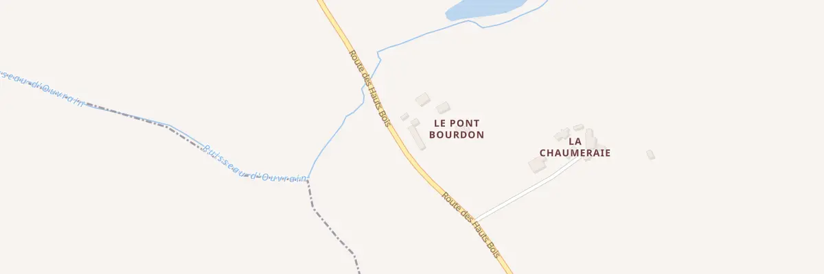 Plan du 1 Le Pont Bourdon à Sacé