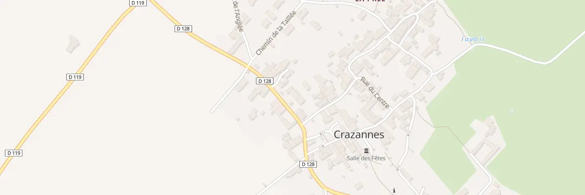 Plan du 14 Rue des Carriers à Crazannes