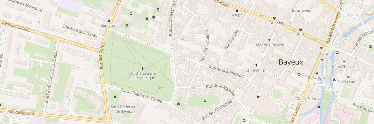 Plan du 41 Rue de la Juridiction à Bayeux