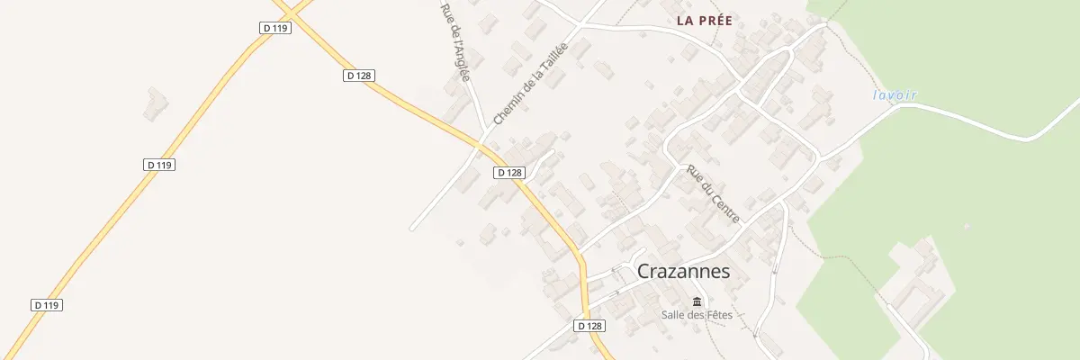 Plan du 16 Rue des Carriers à Crazannes