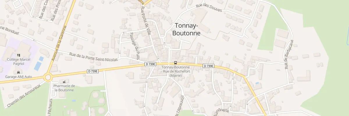 Plan du 4 Pl de l’Hotel de Ville à Tonnay-Boutonne