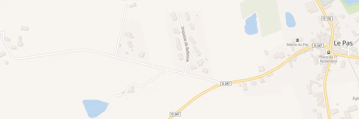Plan du 2 Imp de Bellevue au Pas
