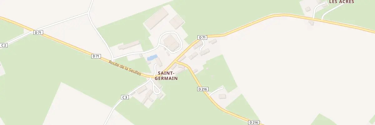 Plan du 19 Rte de la Seulles à Amayé-sur-Seulles