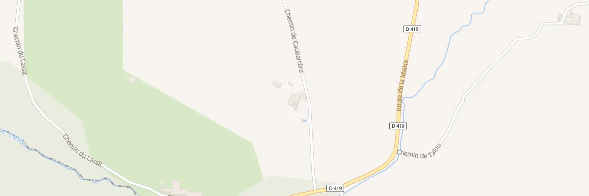 Plan du 8 Che Caubarrere à Ogenne-Camptort