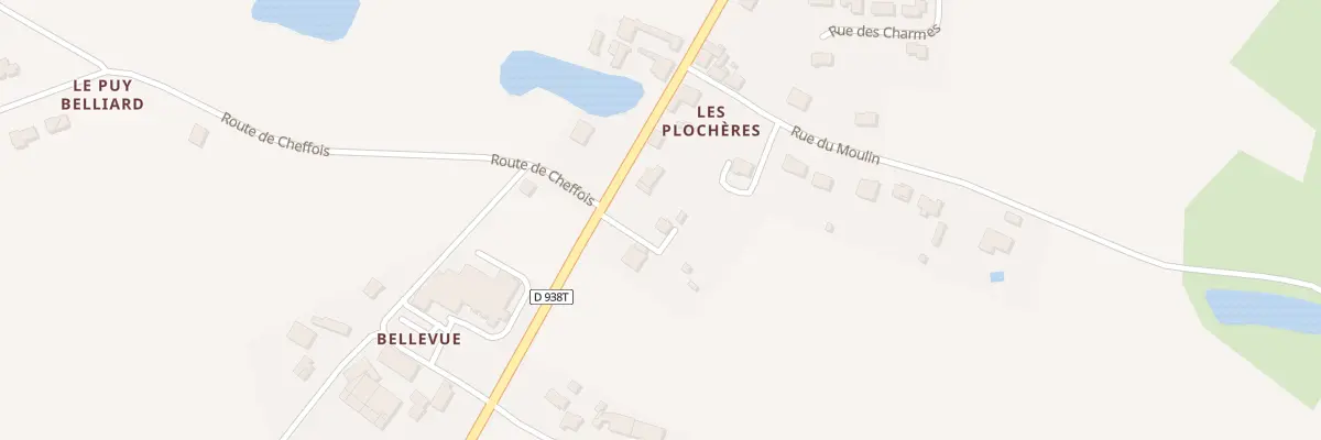 Plan du 33 Rue des plochères à Saint-Pierre-du-Chemin