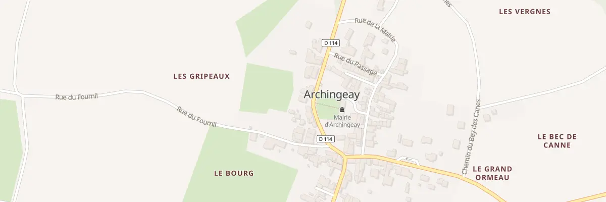 Plan du 17 Rue de l’Eglise à Archingeay