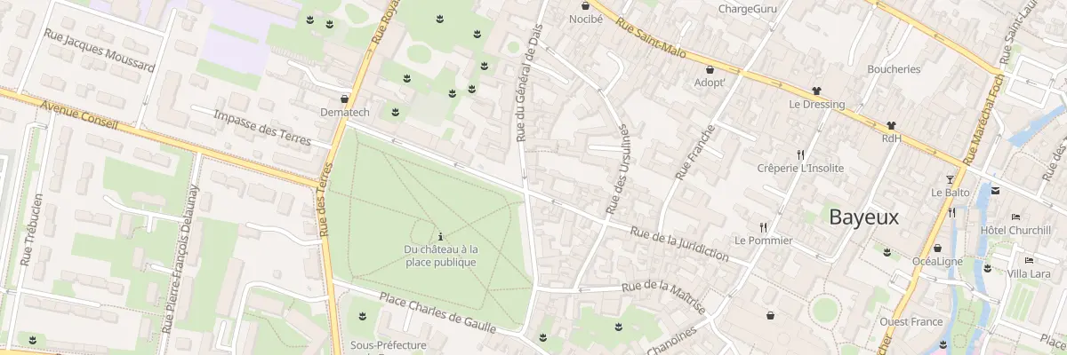 Plan du 49 Rue du Général de Dais à Bayeux
