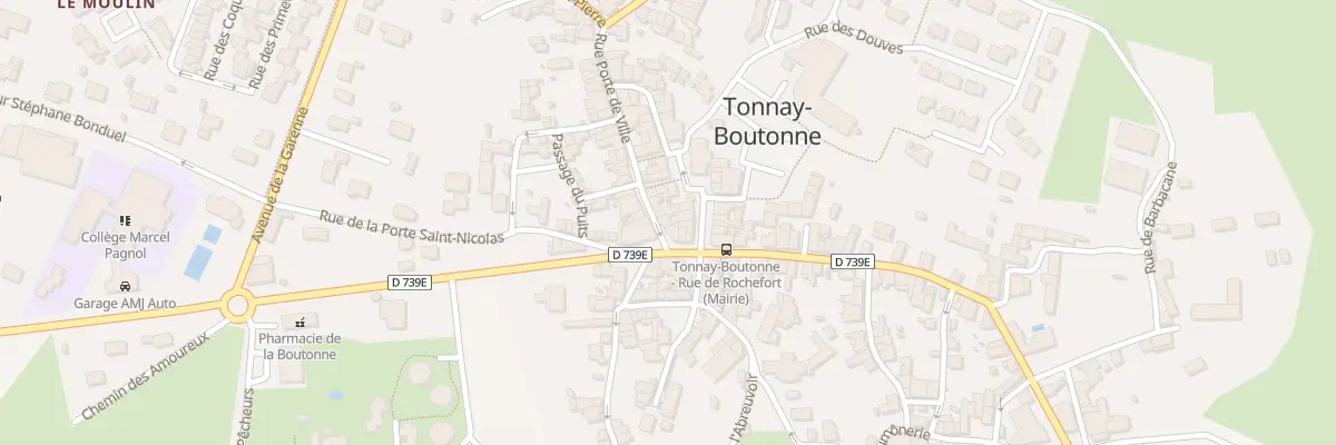 Plan du 4 Rue de la Porte de Ville à Tonnay-Boutonne