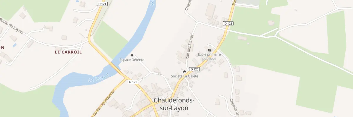 Plan du 1 Rue des Dîmes à Chaudefonds-sur-Layon