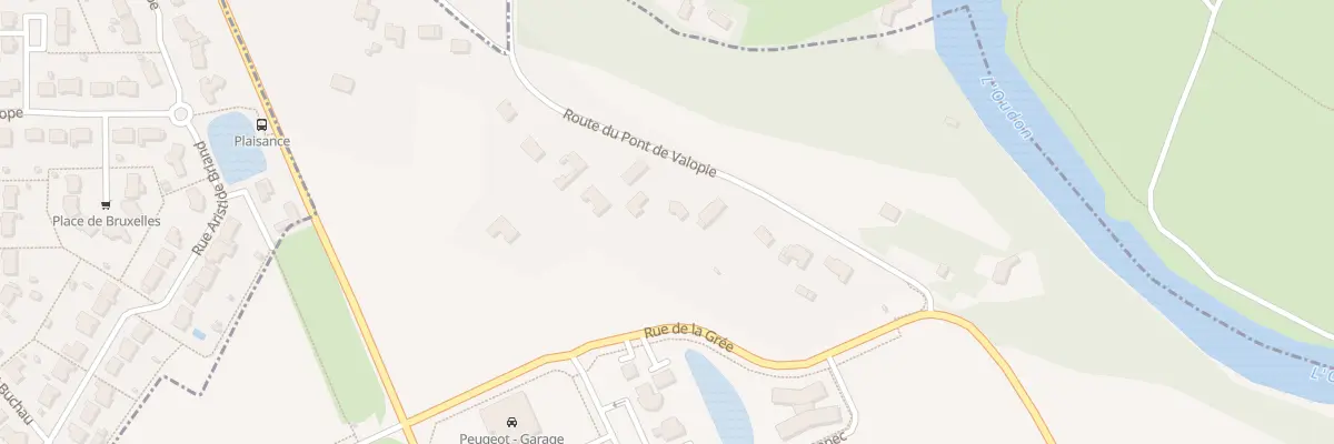 Plan du 20 Rte du Pont de Valopie à Grez-Neuville