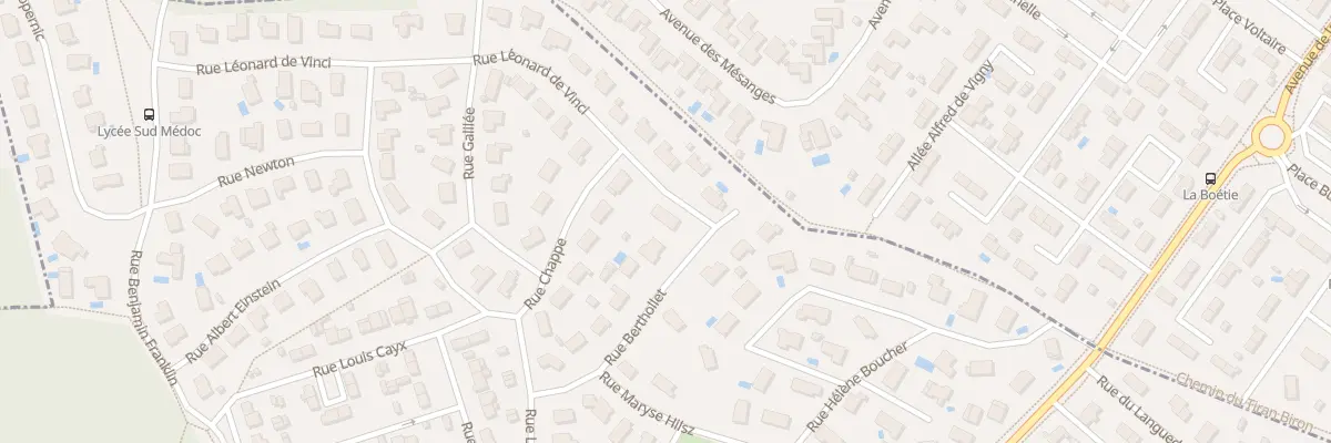Plan du 17 Rue Léonard de Vinci à Saint-Médard-en-Jalles