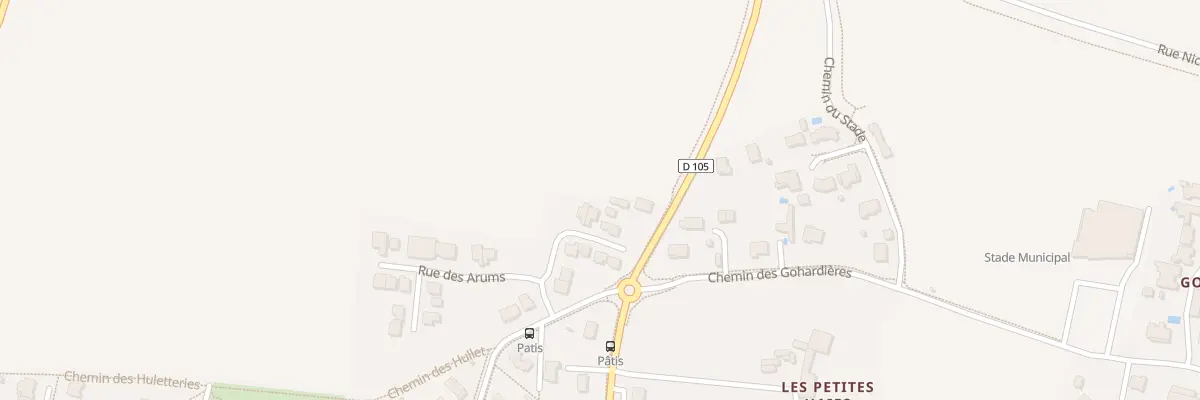 Plan du 7 Rue du Toulonnet à Saint-Léger-de-Linières