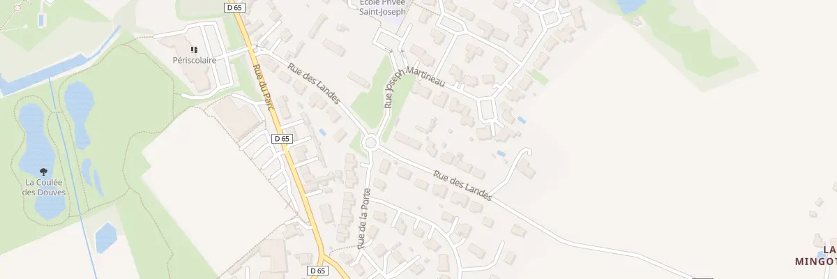 Plan du 15 Rue des Landes à Vezins