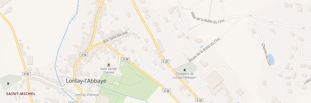 Plan du 7 Rte de Tinchebray à Lonlay-l’Abbaye