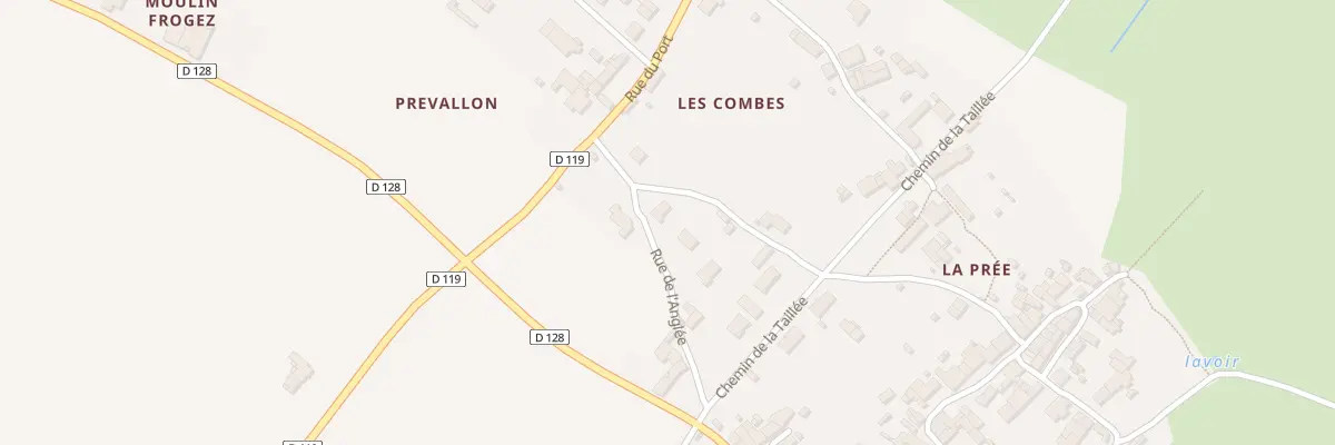 Plan du 13 Rue de Prévalon à Crazannes