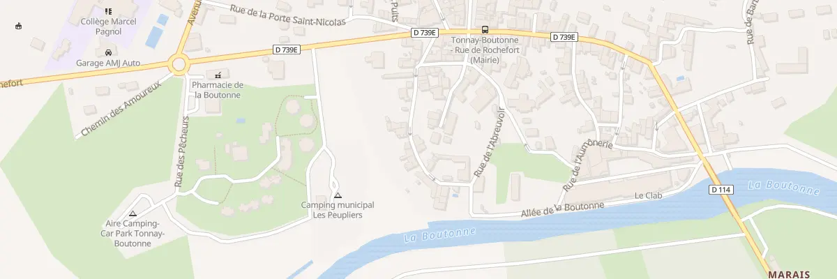 Plan du 21 Rue des Greniers à Tonnay-Boutonne