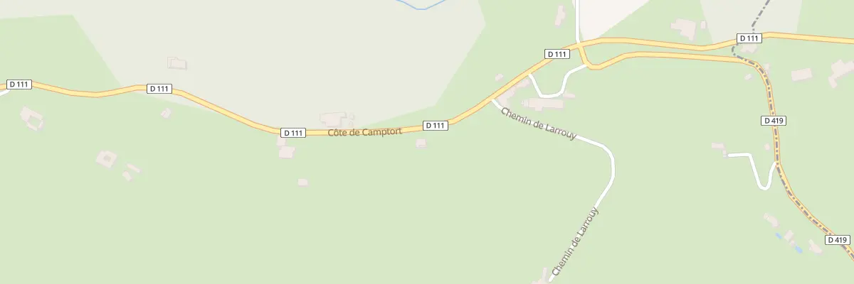 Plan du 5 Cote de Camptort à Ogenne-Camptort