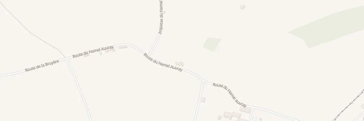 Plan du 1 Rte du Hamel Auvray Montchauve à Souleuvre en Bocage